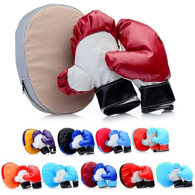 Детский боксерский набор Перчатки + Лапа 1 (фиксация руки в лапе перчаткой)